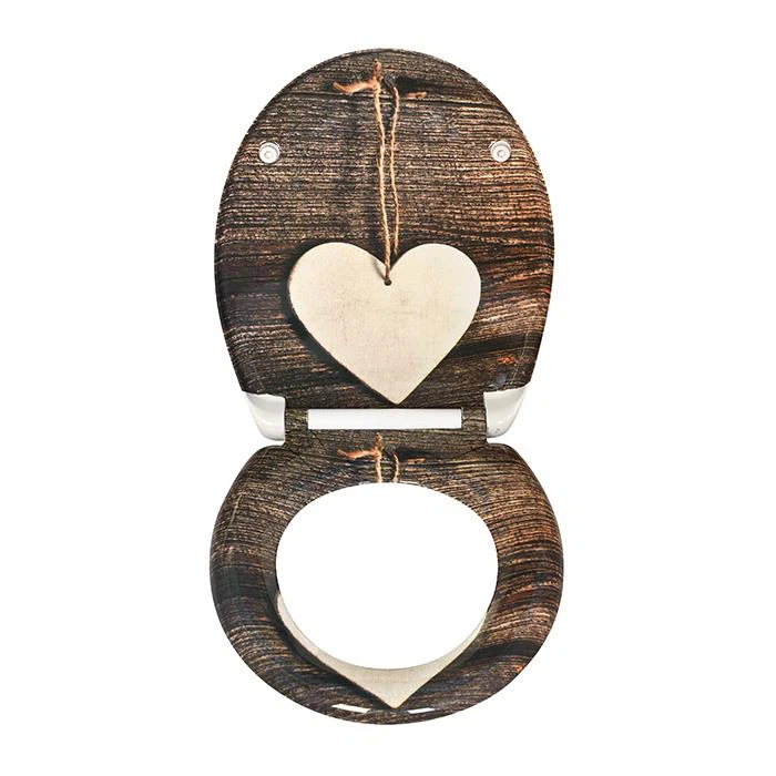 Asiento de inodoro estampado estampado