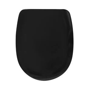 Asiento de inodoro negro