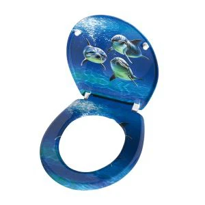 Asiento de inodoro impreso Sea Themed